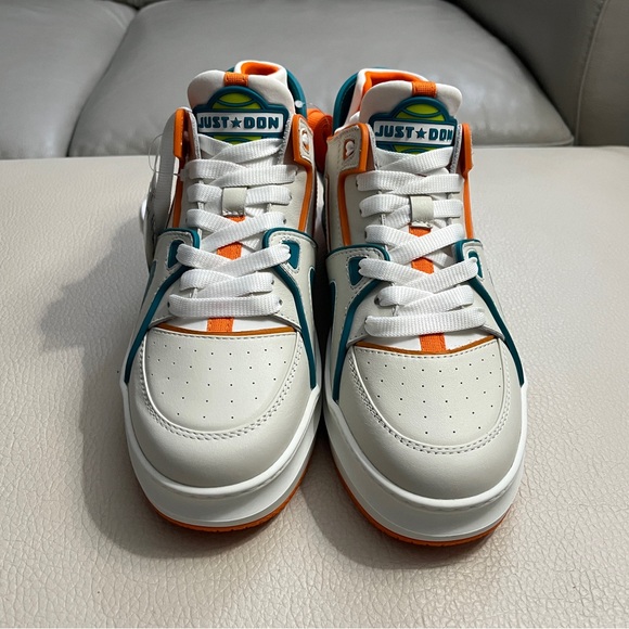 Just Don Tennis Courtside Mid Top Sneakers - Made in Italy - EU 41/M8W9.5 - Picture 2 of 13
